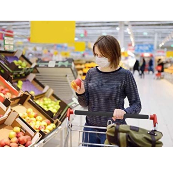 Shopping Cart Handle Covers One Size. Purple - Picture 2 of 7